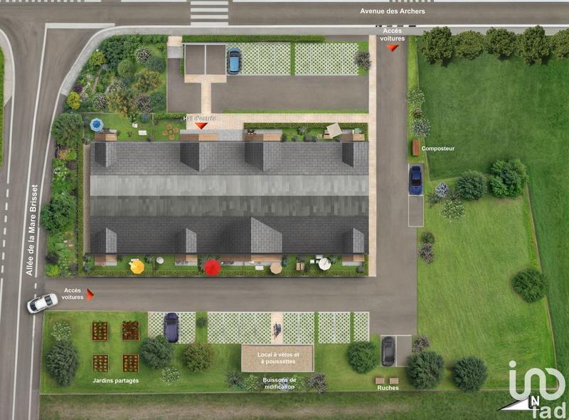 Appartement - 75 m² - 3 pièces