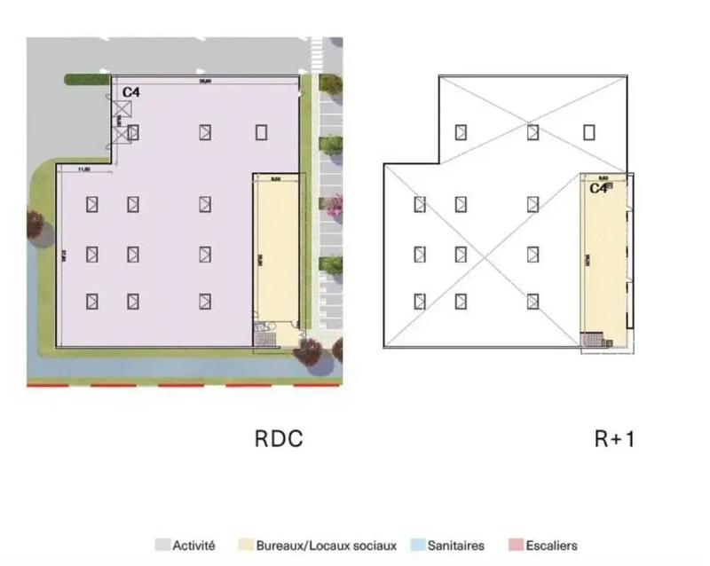 Local d'activités - 493 m²
