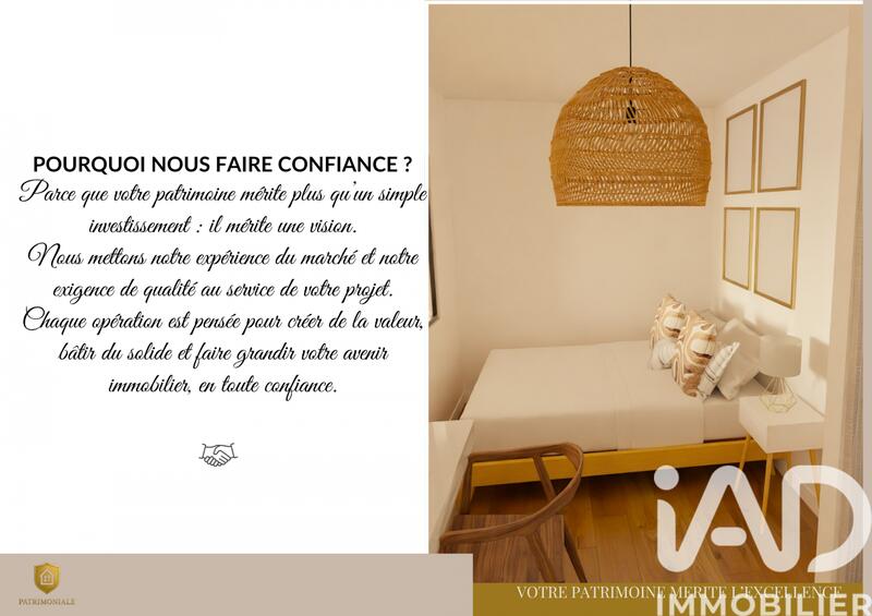 Appartement - 35 m² - 2 pièces