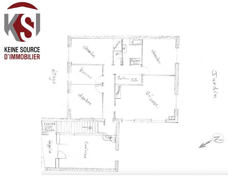 Appartement - 110 m² - 5 pièces