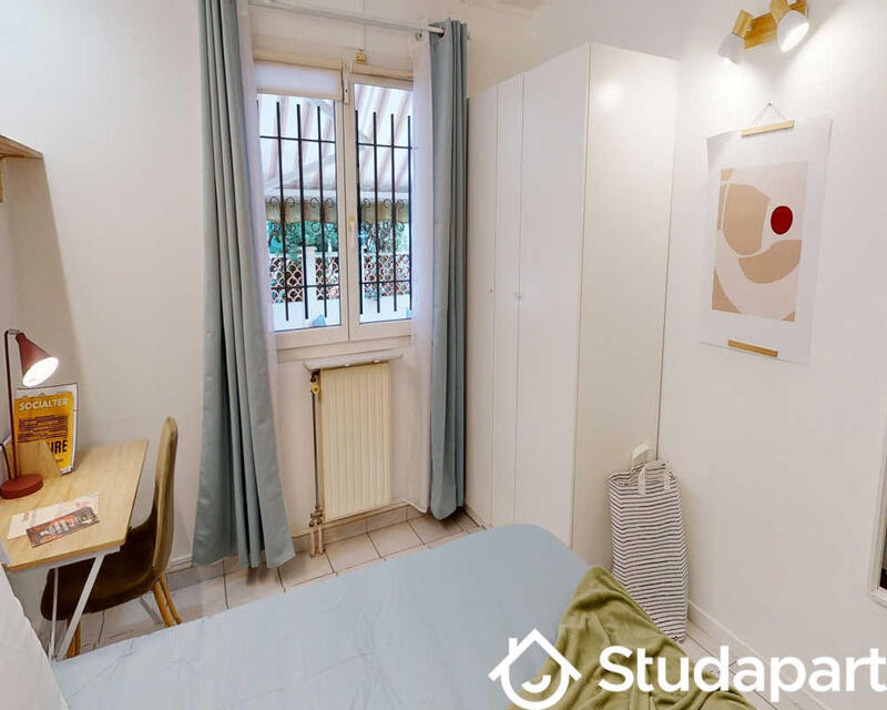 Chambre - 12 m² - 1 pièce