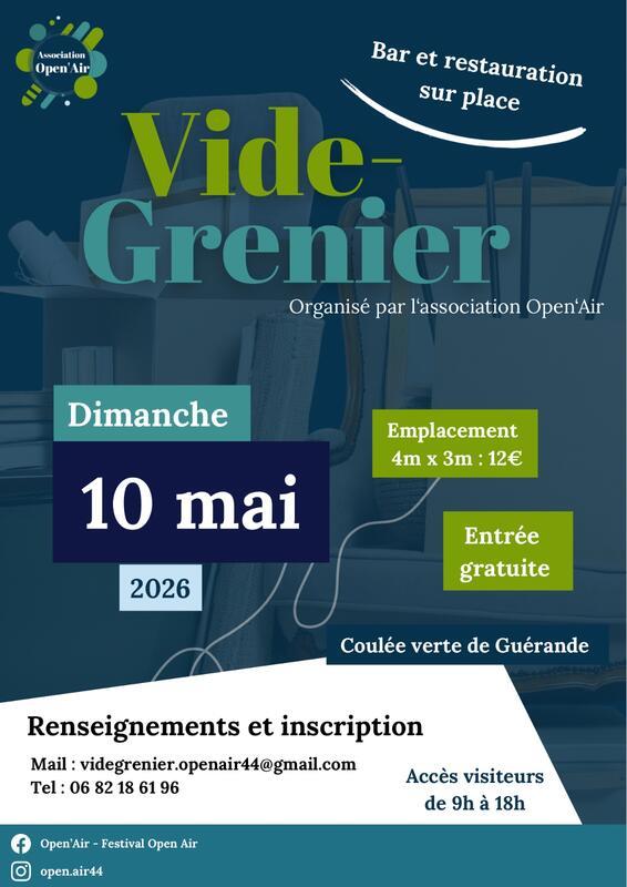 Vide grenier de l'association open'air