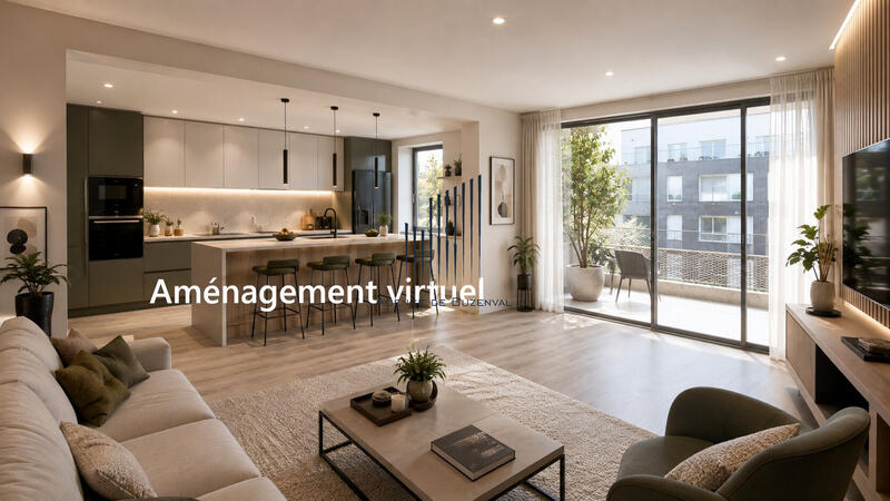 Appartement - 91 m² - 3 pièces