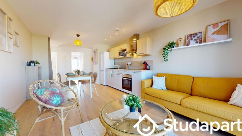 Chambre - 12 m² - 1 pièce