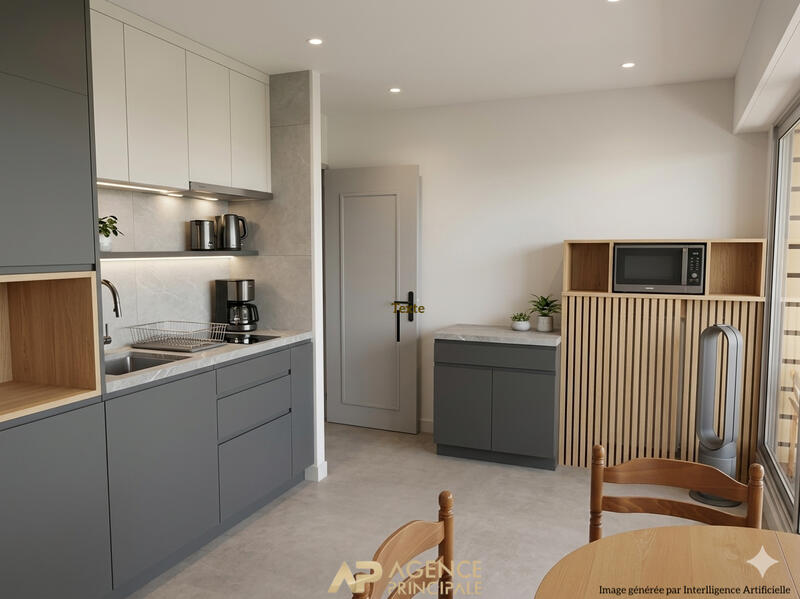 Appartement - 33 m² - 1 pièce