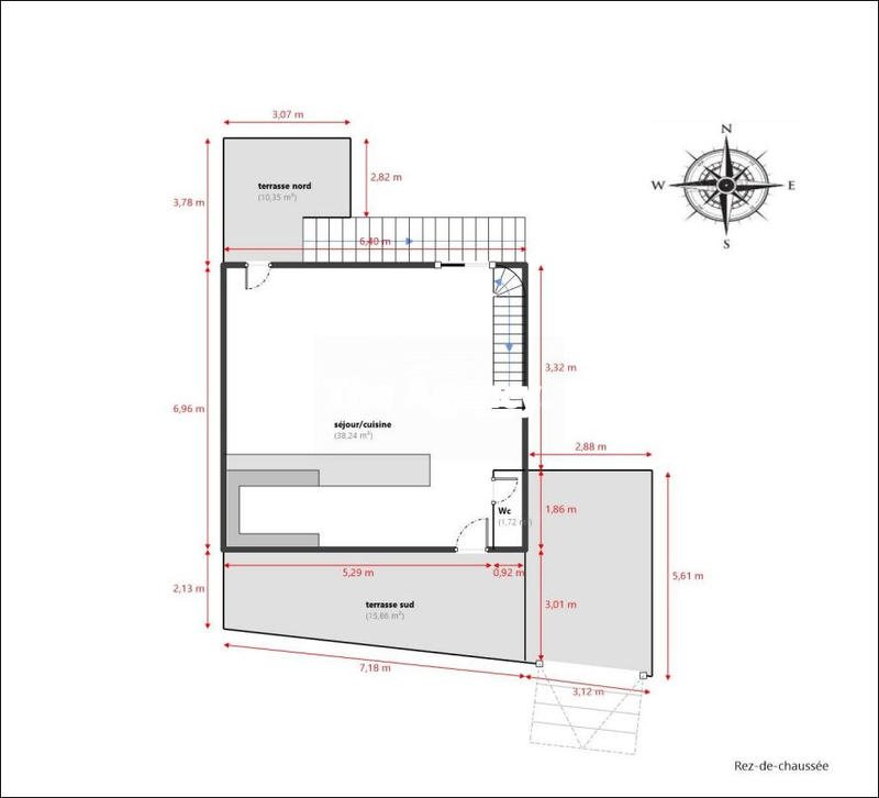 Maison - 101 m² - 4 pièces