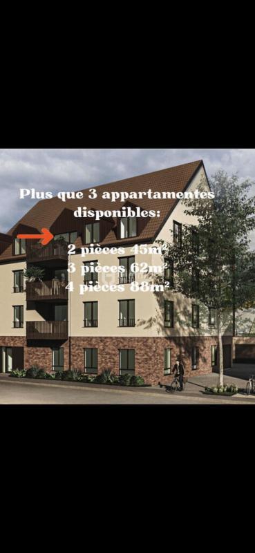 Appartement - 62 m² - 3 pièces