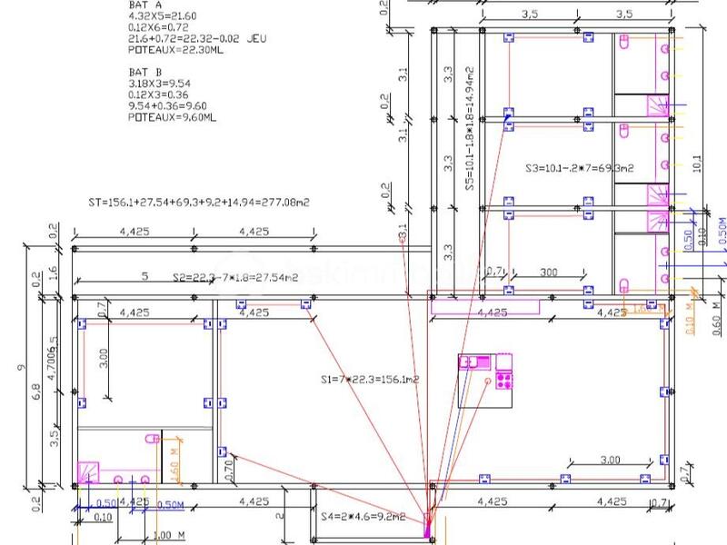 Propriété - 250 m² - 5 pièces