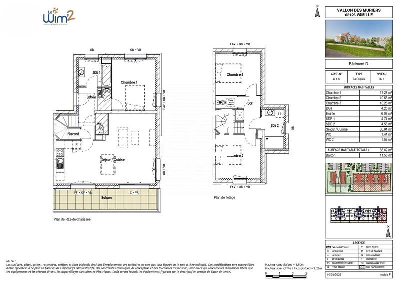 Appartement - 87 m² - 4 pièces