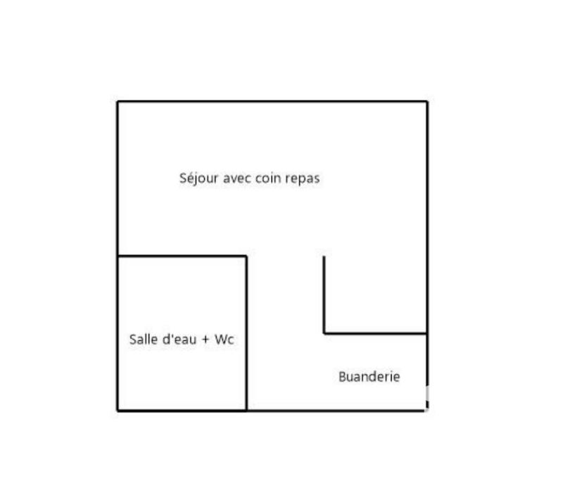 Appartement - 12 m² - 1 pièce