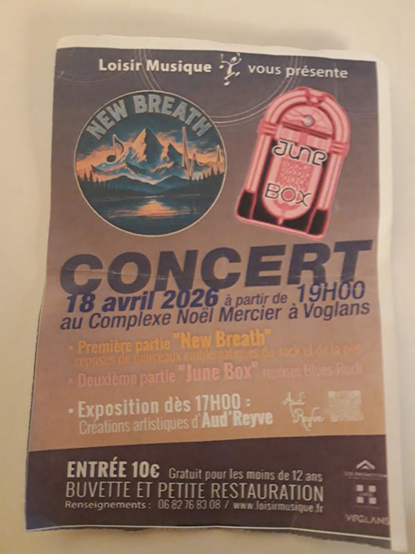 Exposition artistique/concert