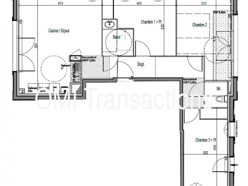 Appartement - 73 m² - 4 pièces