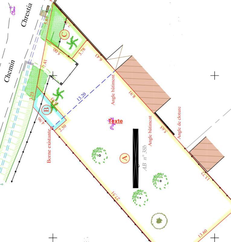 Terrain constructible - 500 m²