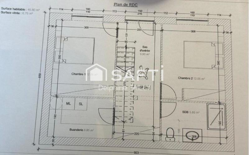 Maison - 110 m² - 5 pièces