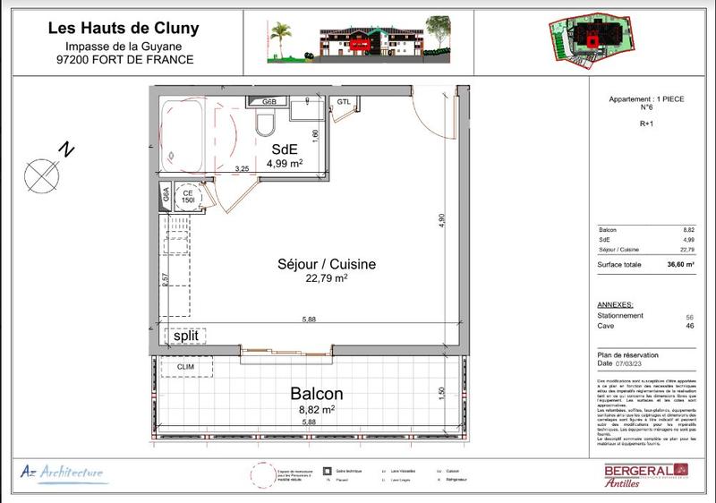 Appartement - 28 m² - 1 pièce