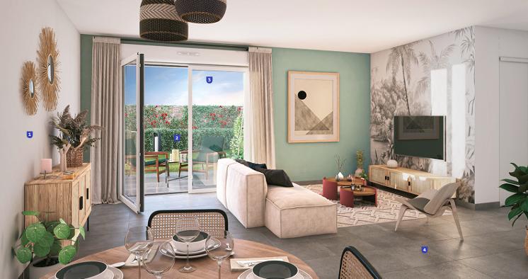 Appartement - 86 m² - 4 pièces