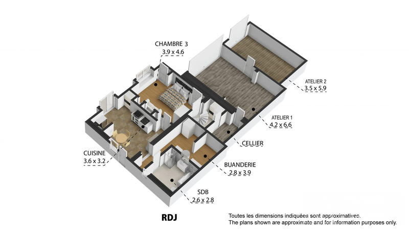 Châlet - 216 m² - 5 pièces