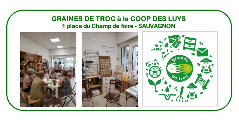Troc Plantes, à la Coop des Luys