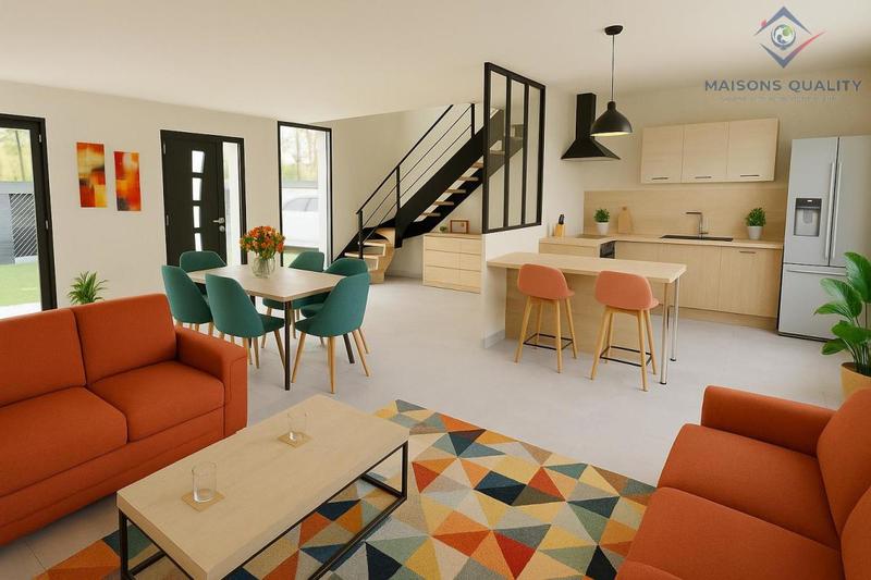 Maison - 64 m² - 3 pièces