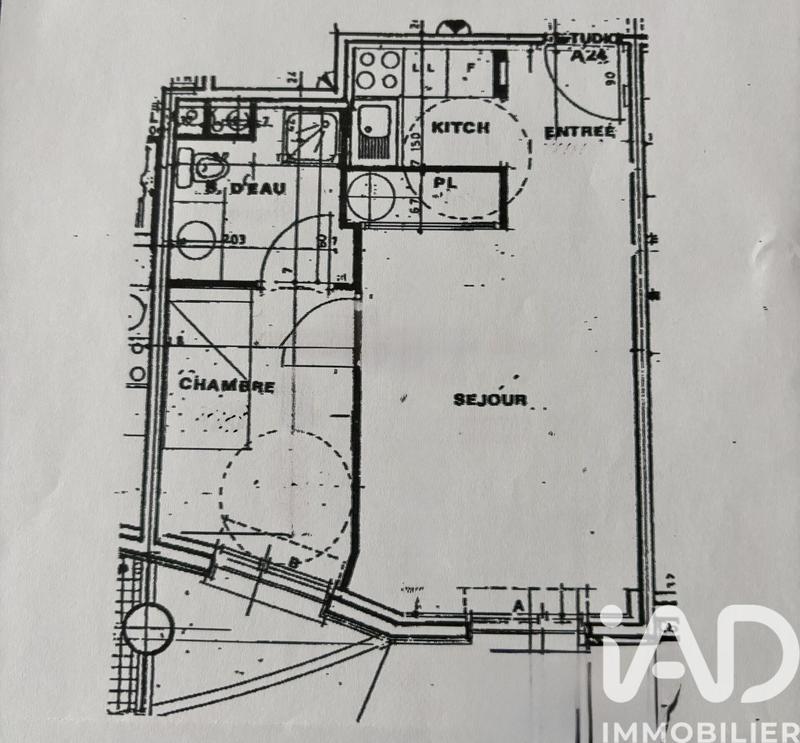 Appartement - 33 m² - 2 pièces