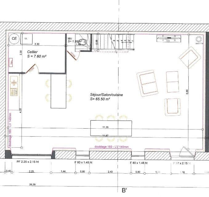 Maison - 145 m² - 6 pièces