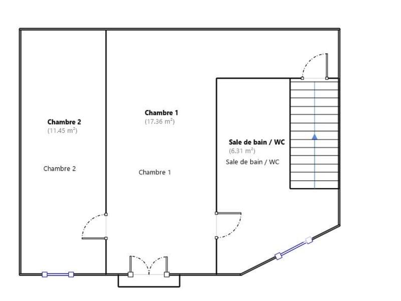 Maison de village - 67 m² - 3 pièces