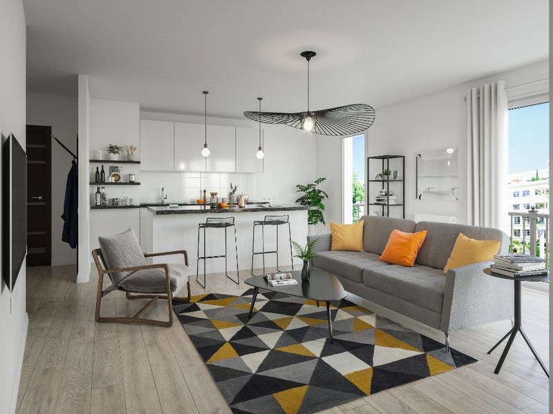 Appartement - 61 m² - 3 pièces