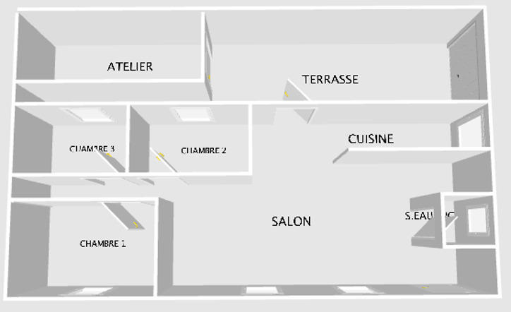 Maison - 80 m² - 4 pièces