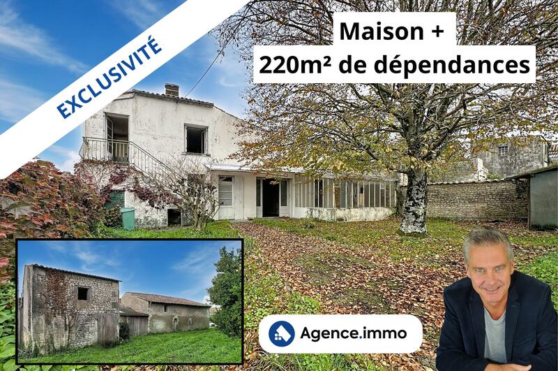 Maison ancienne - 91 m² - 4 pièces