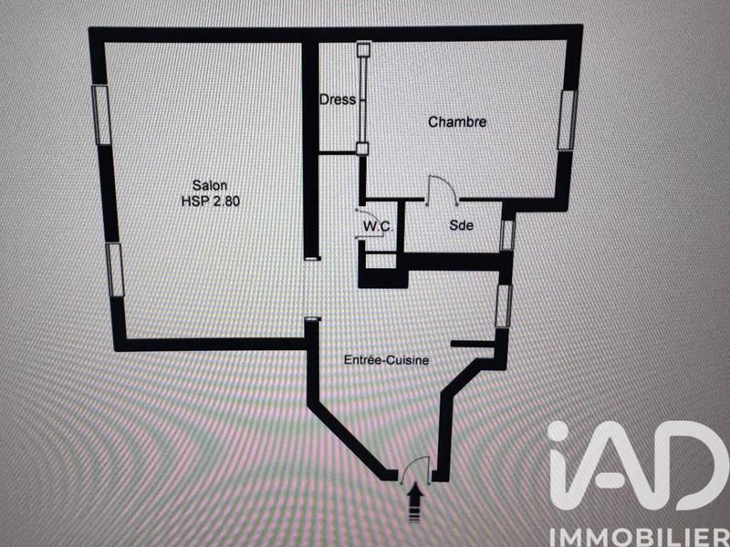 Appartement - 58 m² - 3 pièces