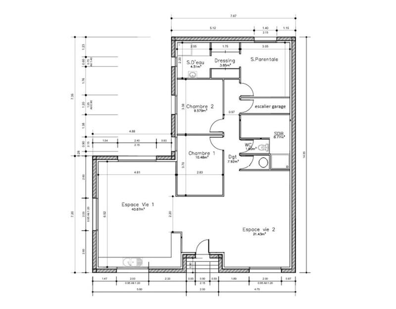 Maison - 115 m² - 4 pièces