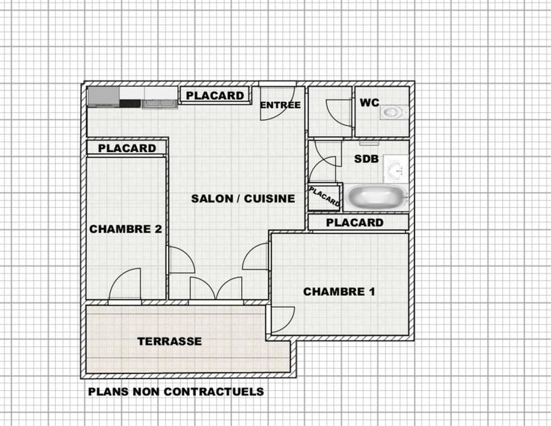 Appartement - 50 m² - 3 pièces