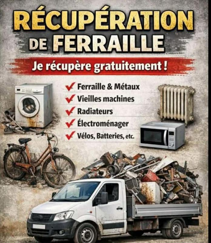 Rècupèration Ferraille Gratuitement.