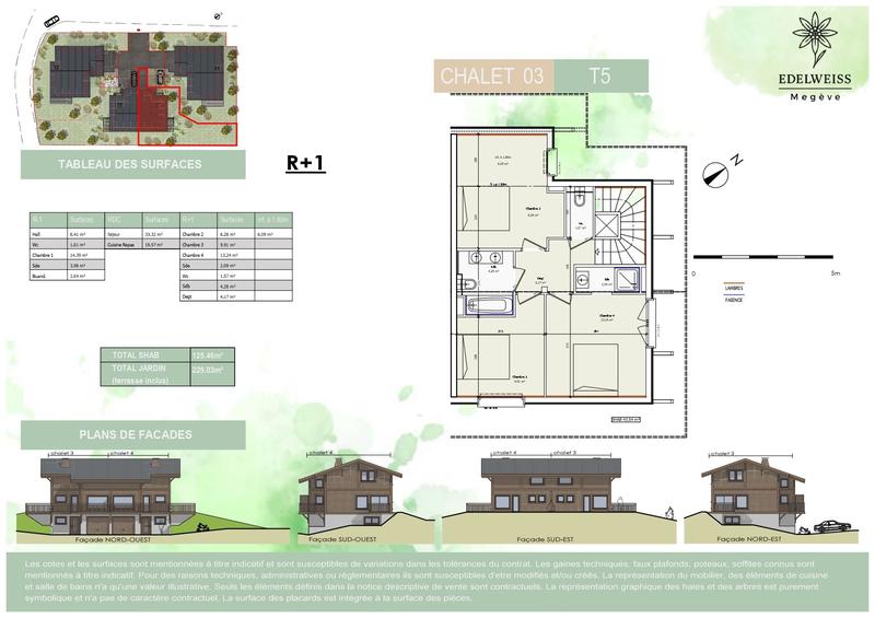 Châlet - 126 m² - 5 pièces