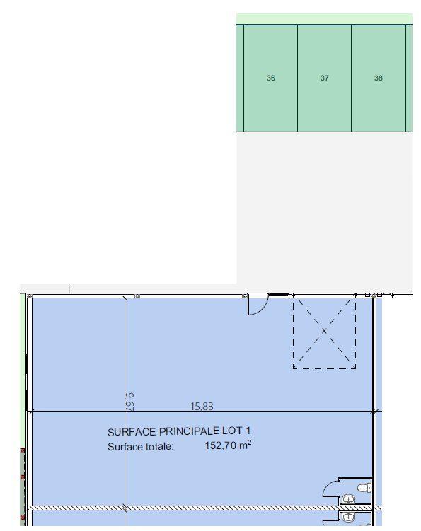 Local d'activités - 124 m²