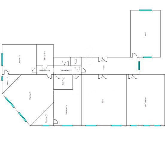 Appartement - 165 m² - 4 pièces