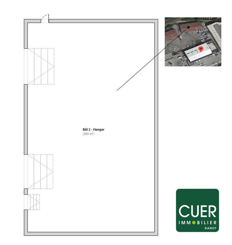 Entrepôt - 586 m²