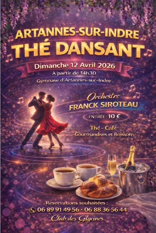 Thé dansant au gymnase d'Artannes-sur-Indre