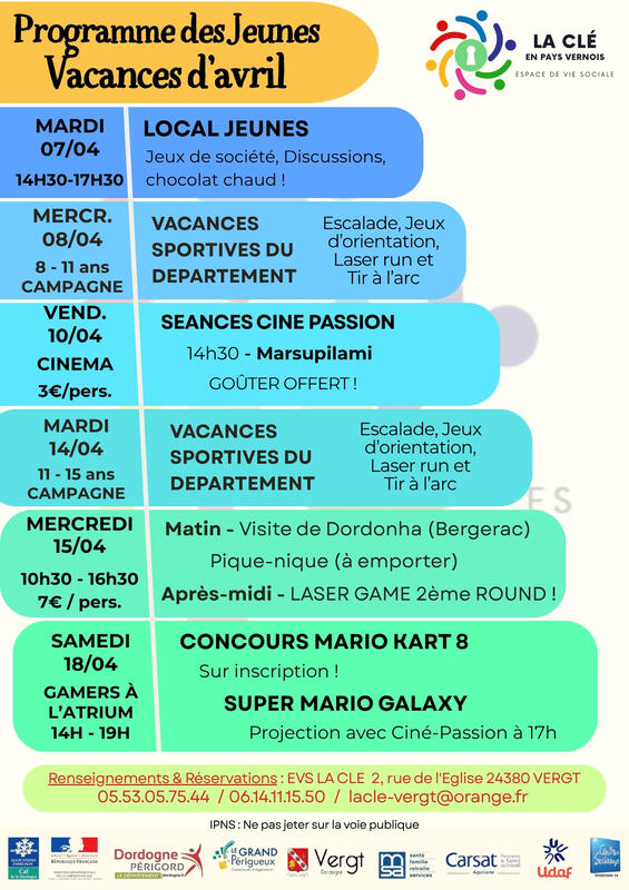 Journée Visite de Dorgonha - Pique Nique - Laser game - la Clé