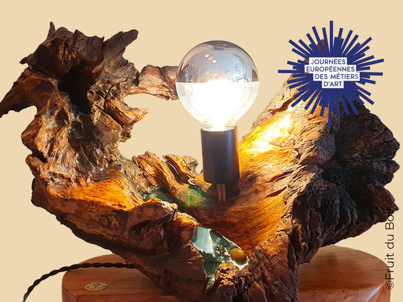 Journées Européennes des Métiers d'Art - Fruit du Bois - Mariage du Bois &amp; de la Lumière