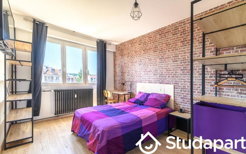 Chambre - 10 m² - 1 pièce