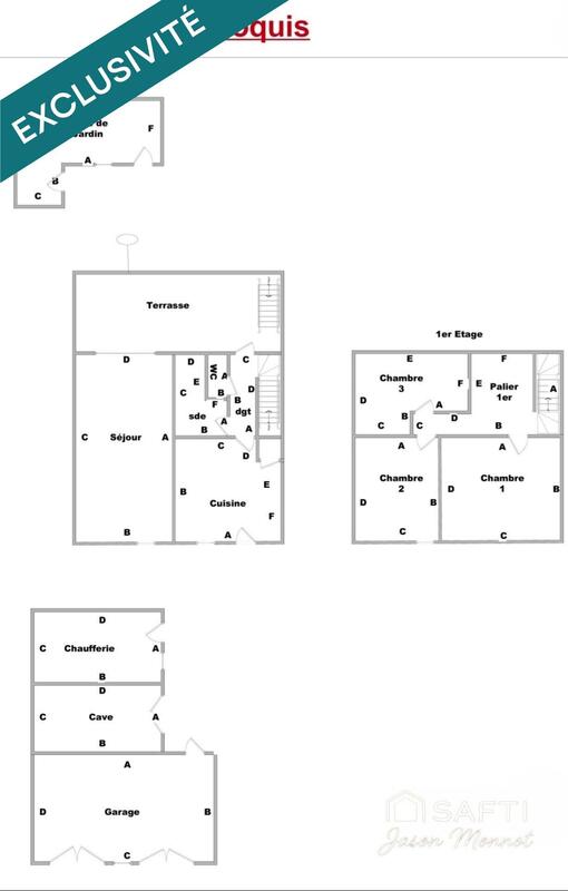Maison - 101 m² - 5 pièces