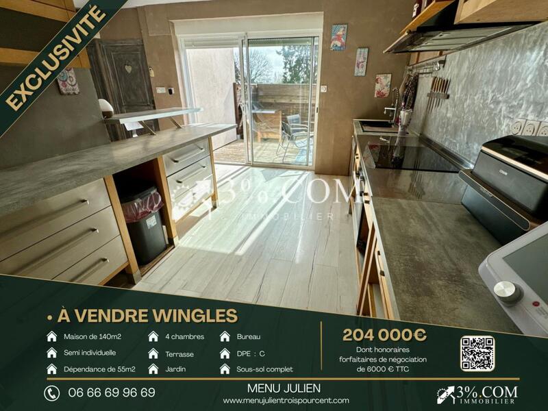 Maison - 140 m² - 7 pièces