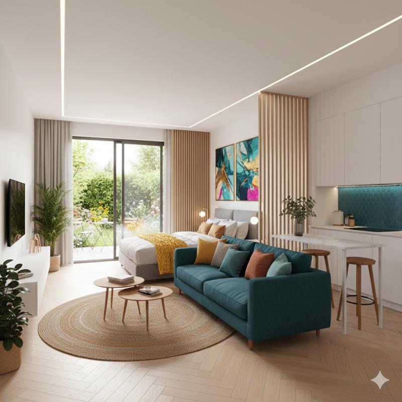 Studio - 32 m² - 1 pièce