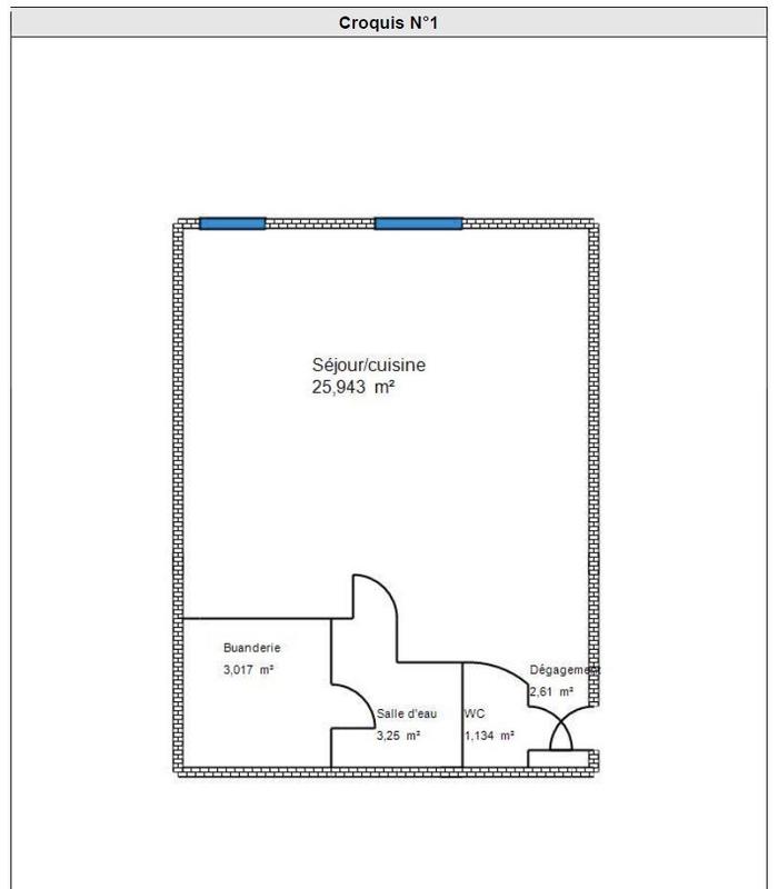 Appartement - 77 m² - 2 pièces