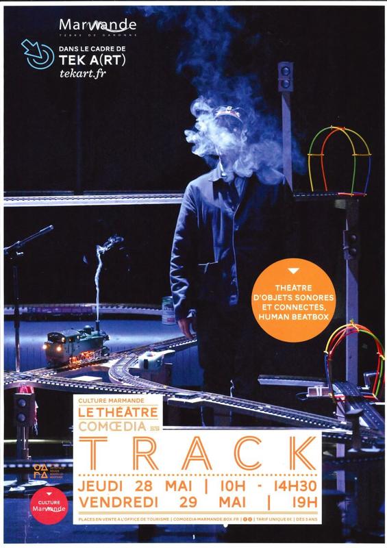 Festival Tek a (rt) - Spectacle - Théâtre d'objets sonores et connectés, human Beatbox - "Track"