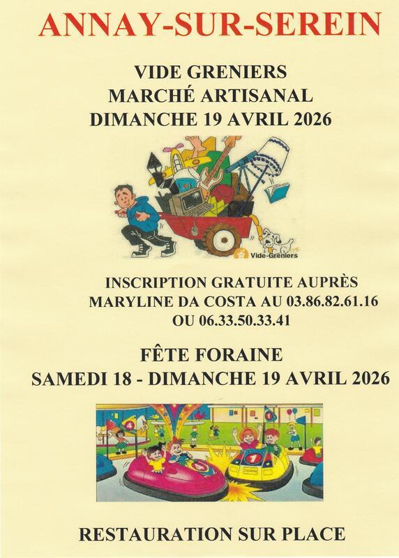 Vide grenier - marché producteurs - fête foraine