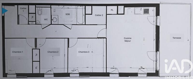 Appartement - 83 m² - 4 pièces