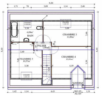 Maison - 104 m² - 5 pièces