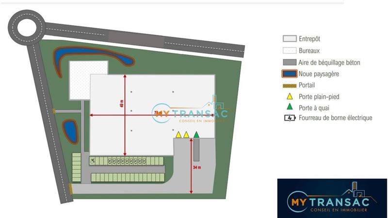 Local d'activités - 4 151 m²